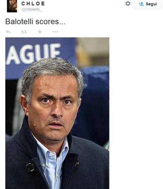 Mario Balotelli torna al gol: quello al Tottenham  il primo in Premier League e il web si scatena: da Jos Mourinho a Wenger, tutti 